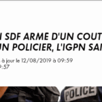 Un SDF est mort